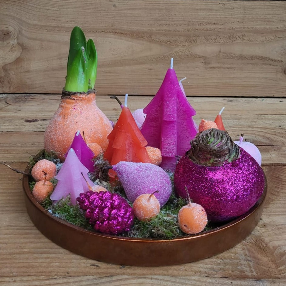 Happy christmas plate groot