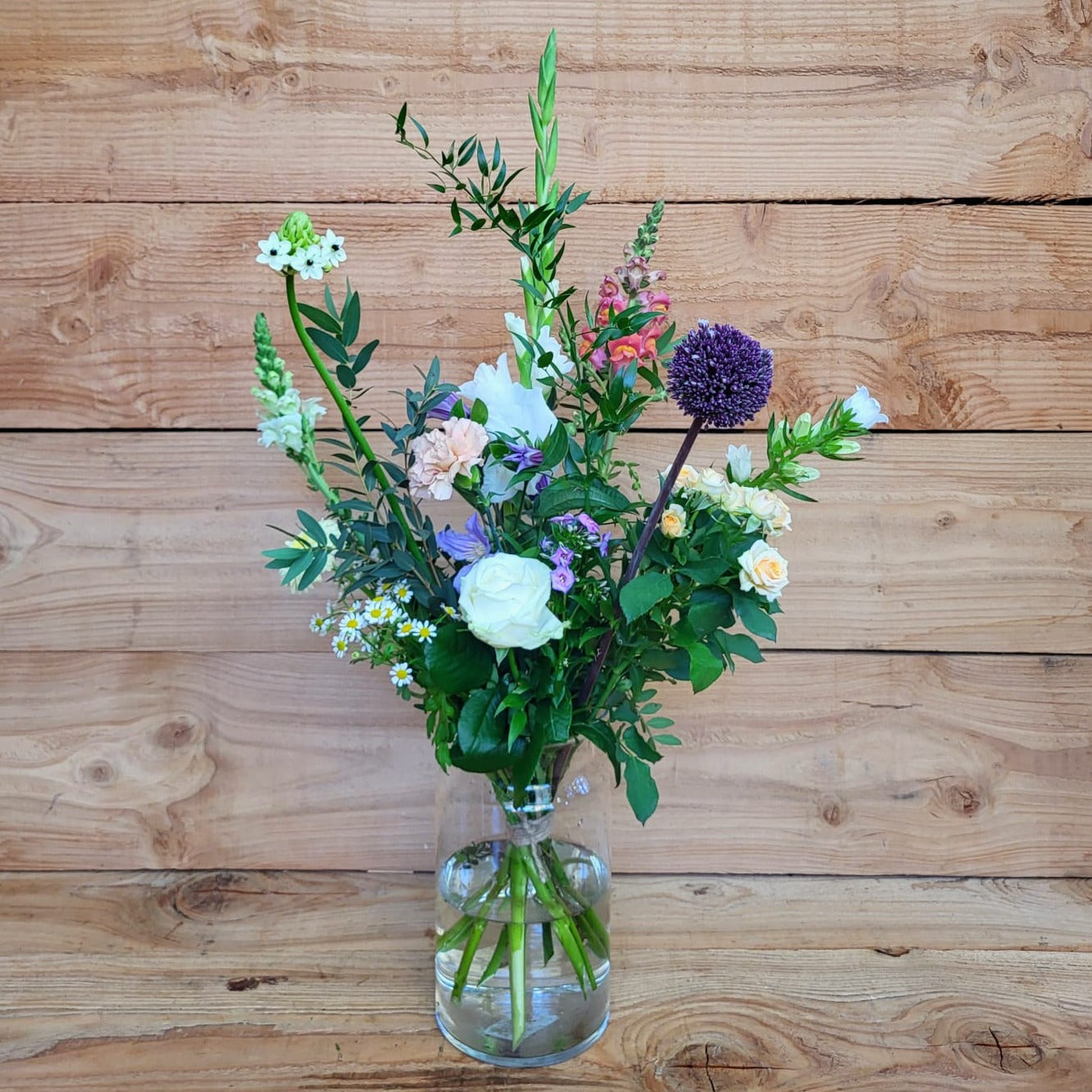 Sympathie boeket pastel klein