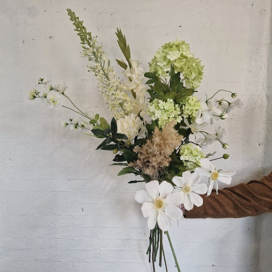 Silk Wildflower Bouquet White