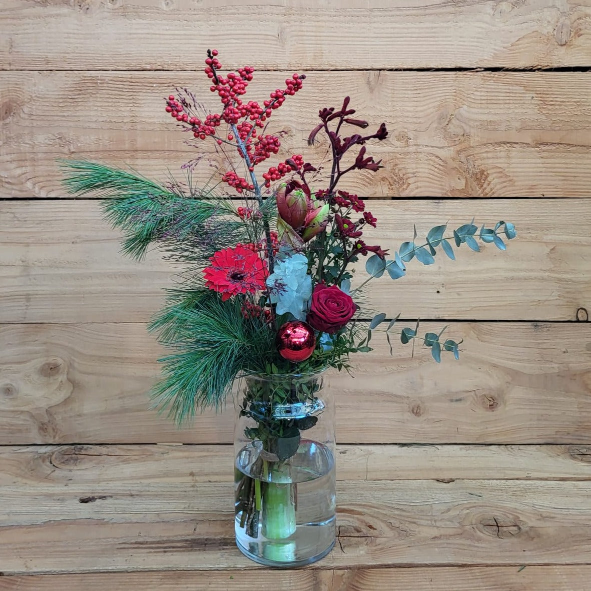 Geplukt kerstboeket klein