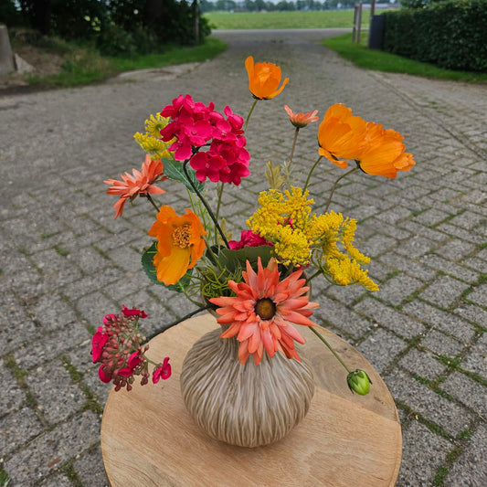 Herfstgloed (zijden bloemen)